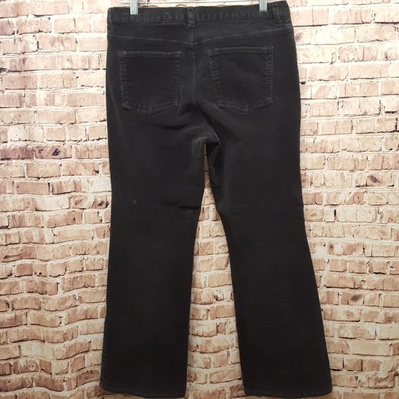 Chaps Corduroy Pants Black Size 12P - Picture 7 of 11